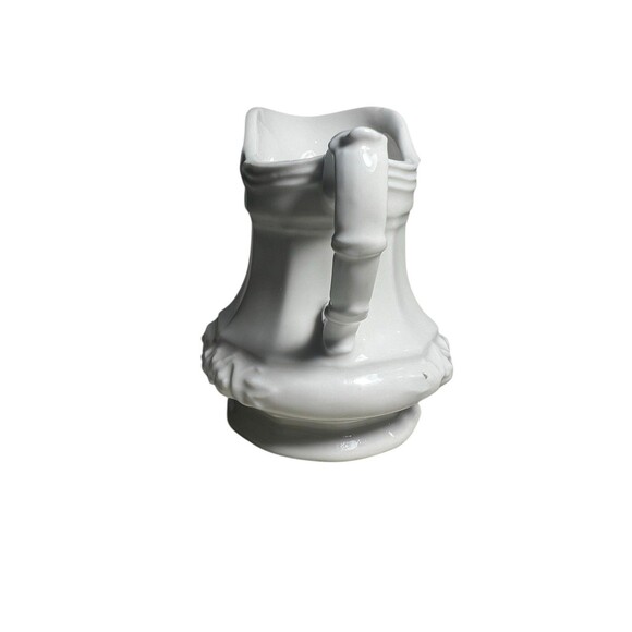 Vintage Red Cliff Ironstone Miniature Creamer Pitcher Grape Leaves 3 1/8” Tall - Picture 11 of 13